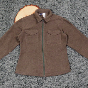 Full Zip Hunt Brown Polartec Jacket